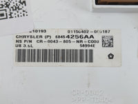 2020 Dodge Durango Instrument Cluster Speedometer Gauges P/N:CR-0043-805-NR-C000 Fits OEM Used Auto Parts - Oemusedautoparts