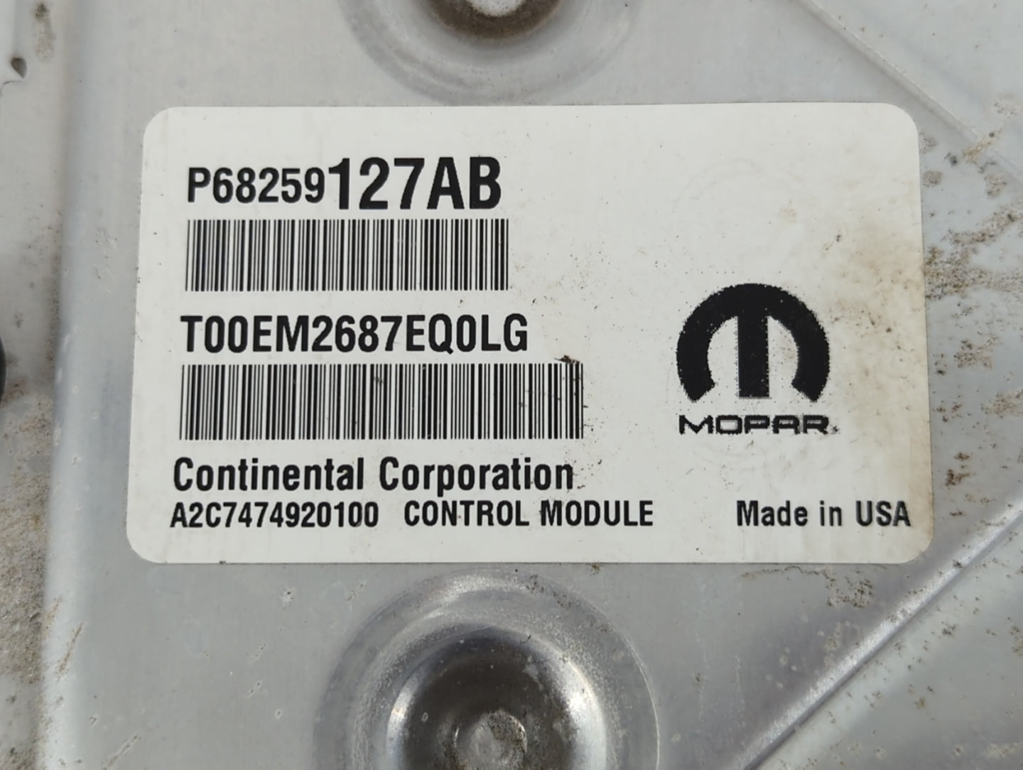 2016-2020 Dodge Journey PCM Engine Control Computer ECU ECM PCU OEM P/N:P68259127AB Fits Fits 2016 2017 2018 2019 2020 OEM U