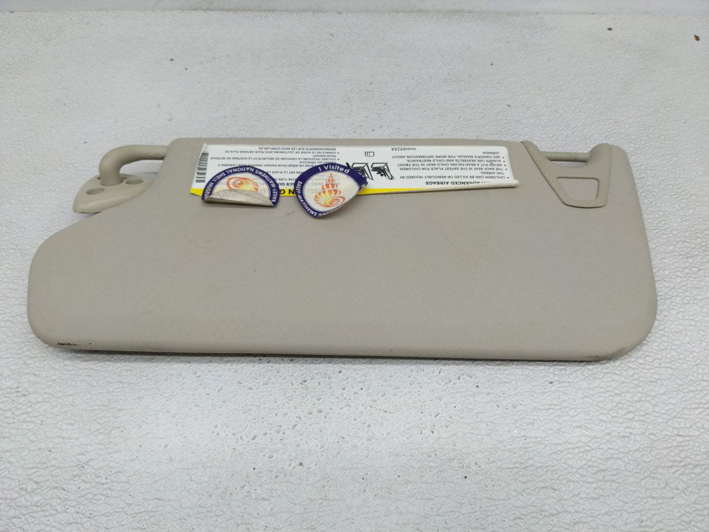 2020 Dodge Journey Sun Visor Shade Replacement Passenger Right Mirror Fits OEM Used Auto Parts - Oemusedautoparts1.com