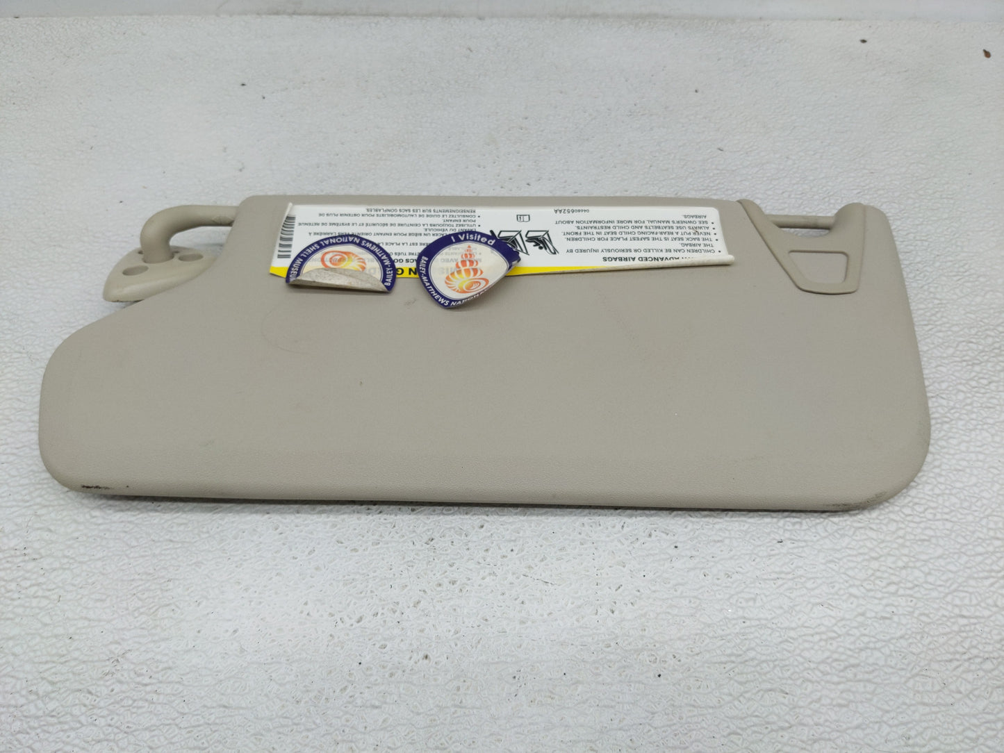 2020 Dodge Journey Sun Visor Shade Replacement Passenger Right Mirror Fits OEM Used Auto Parts - Oemusedautoparts1.com