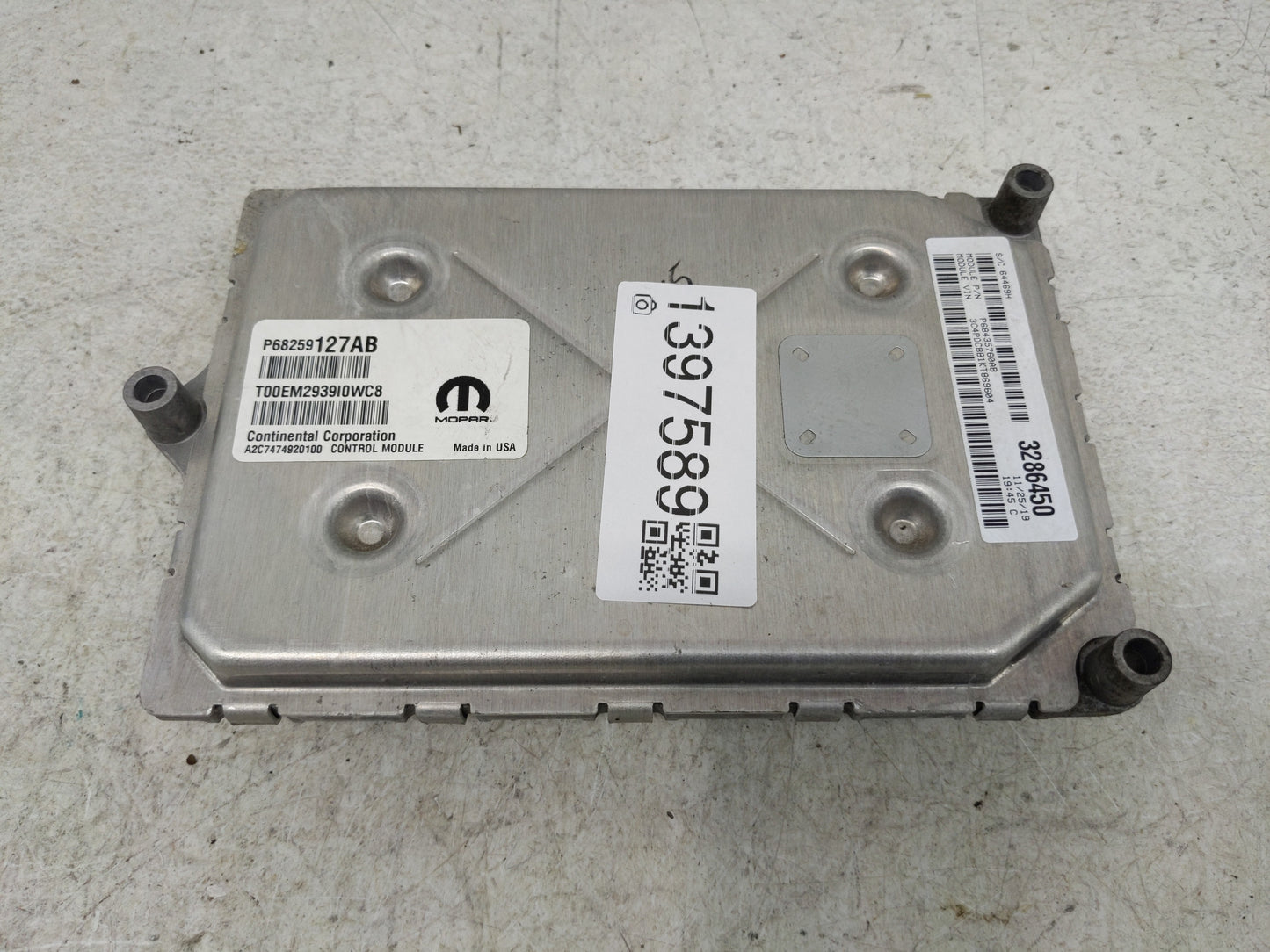 2016-2020 Dodge Journey PCM Engine Control Computer ECU ECM PCU OEM P/N:P68435760AB P68259127AB Fits Fits 2016 2017 2018 201