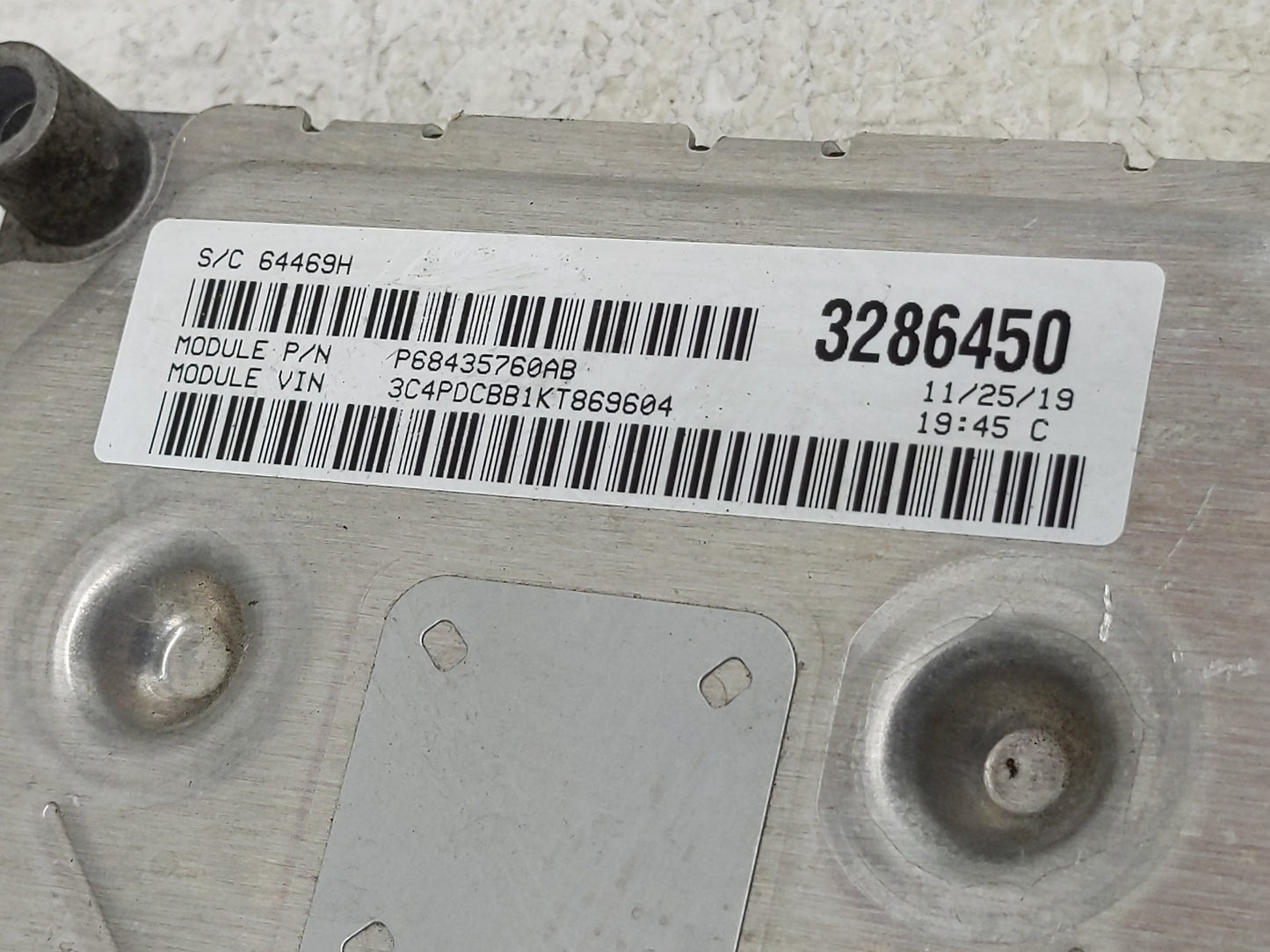 2016-2020 Dodge Journey PCM Engine Control Computer ECU ECM PCU OEM P/N:P68435760AB P68259127AB Fits Fits 2016 2017 2018 201