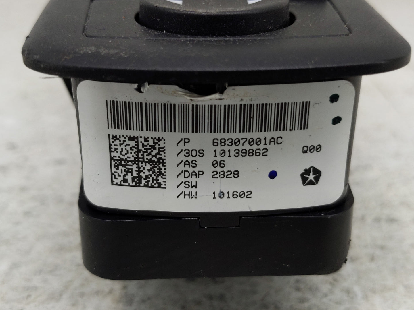 2018-2020 Dodge Journey Master Power Window Switch Replacement Driver Side Left P/N:68307001AC Fits Fits 2018 2019 2020 OEM 