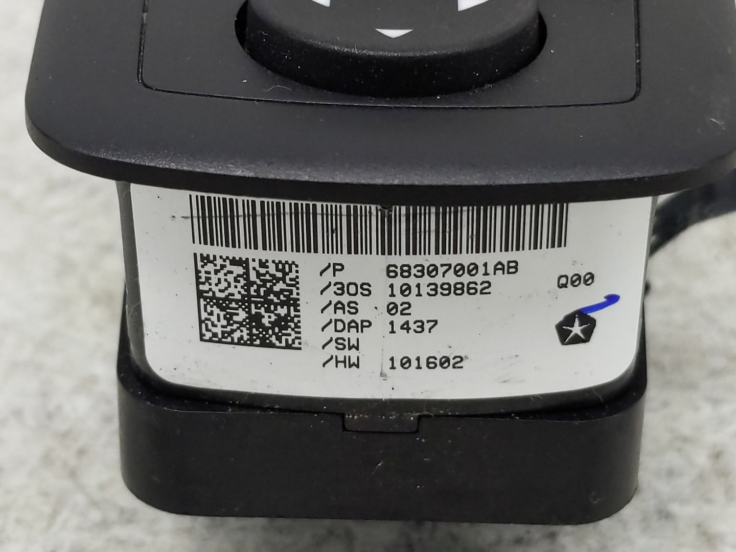 2018-2020 Dodge Journey Master Power Window Switch Replacement Driver Side Left P/N:68307001AB Fits Fits 2018 2019 2020 OEM 