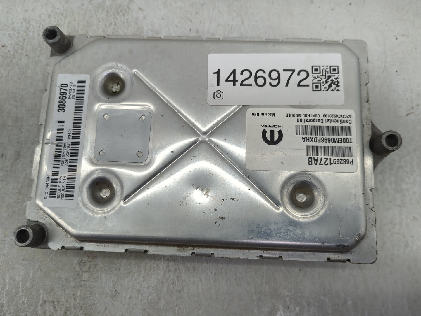 2016-2020 Dodge Journey PCM Engine Control Computer ECU ECM PCU OEM P/N:P68259127AB Fits Fits 2016 2017 2018 2019 2020 OEM U