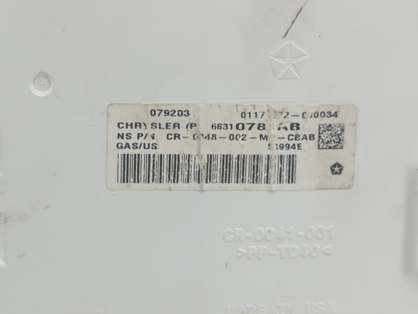 2020 Dodge Journey Instrument Cluster Speedometer Gauges P/N:68310780AB CR-0048-002-M0-CBAB Fits OEM Used Auto Parts - Oemus