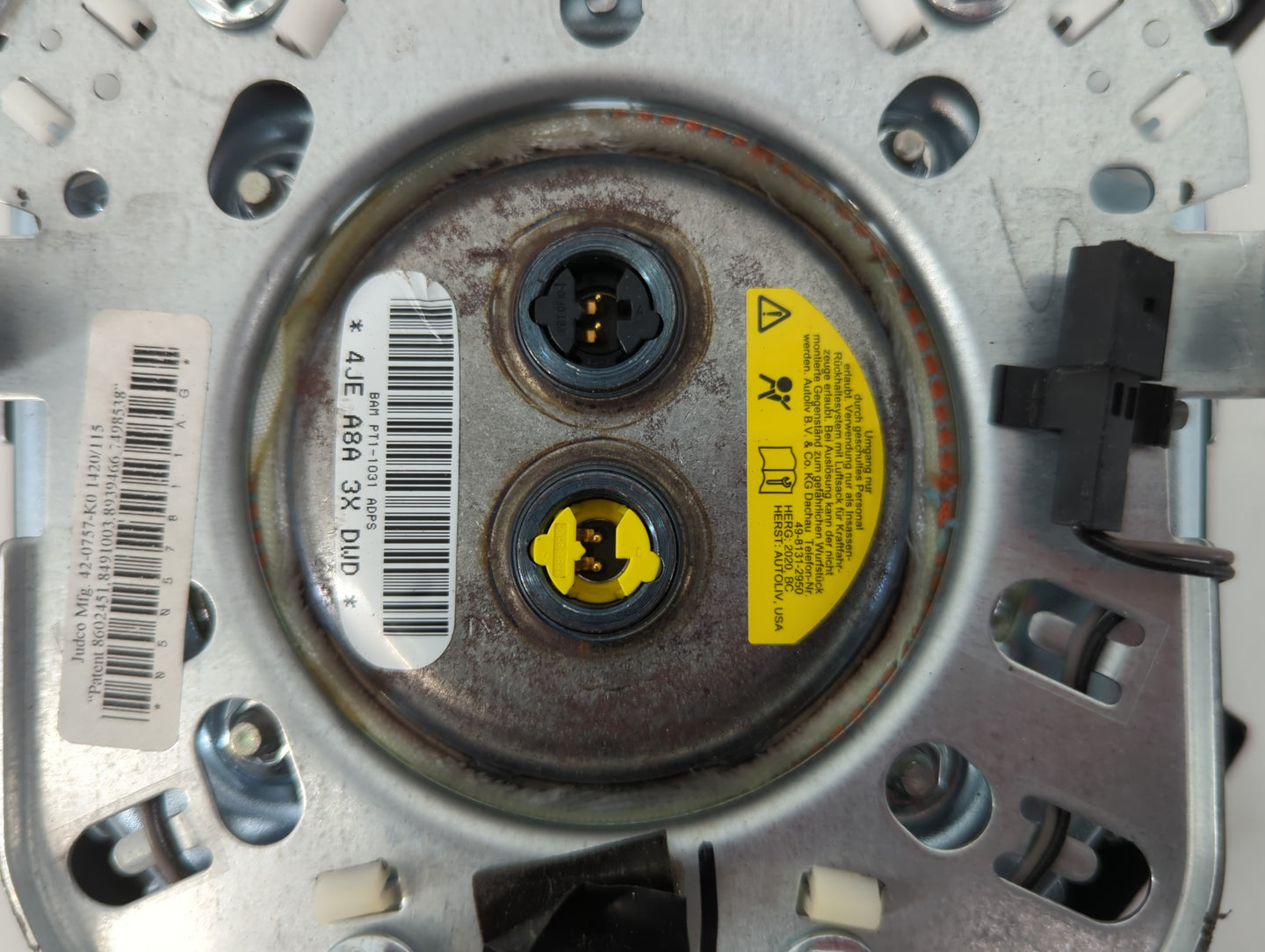 2020 Dodge Journey Air Bag Driver Left Steering Wheel Mounted P/N:P1SL29DX9AD Fits OEM Used Auto Parts - Oemusedautoparts1.c