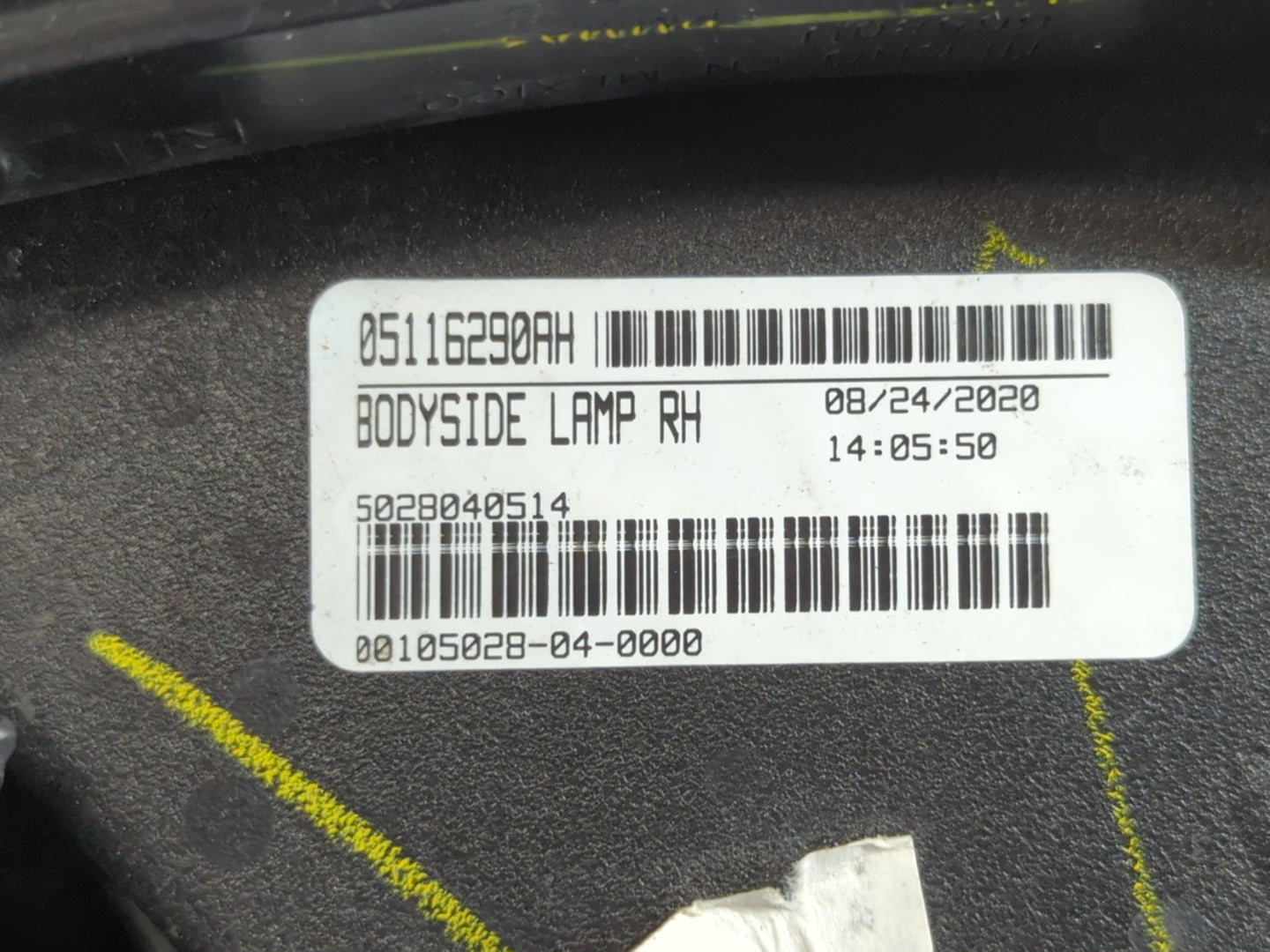 2010-2020 Dodge Journey Tail Light Assembly Passenger Right OEM P/N:05116290AG Fits OEM Used Auto Parts - Oemusedautoparts1.