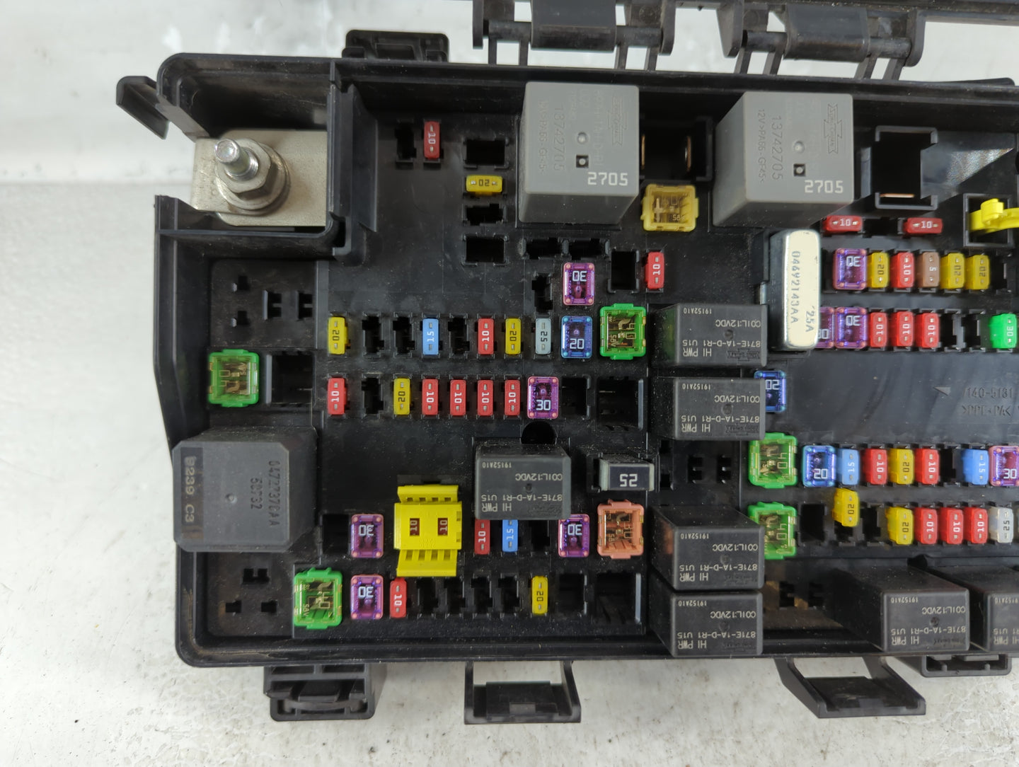 2020 Dodge Ram 1500 Fusebox Fuse Box Panel Relay Module P/N:P68322371AD Fits OEM Used Auto Parts - Oemusedautoparts1.com