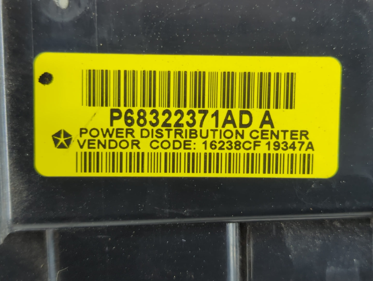 2020 Dodge Ram 1500 Fusebox Fuse Box Panel Relay Module P/N:P68322371AD Fits OEM Used Auto Parts - Oemusedautoparts1.com