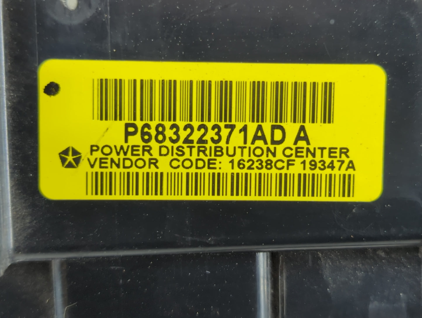 2020 Dodge Ram 1500 Fusebox Fuse Box Panel Relay Module P/N:P68322371AD Fits OEM Used Auto Parts - Oemusedautoparts1.com