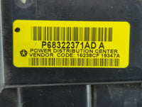 2020 Dodge Ram 1500 Fusebox Fuse Box Panel Relay Module P/N:P68322371AD Fits OEM Used Auto Parts - Oemusedautoparts1.com
