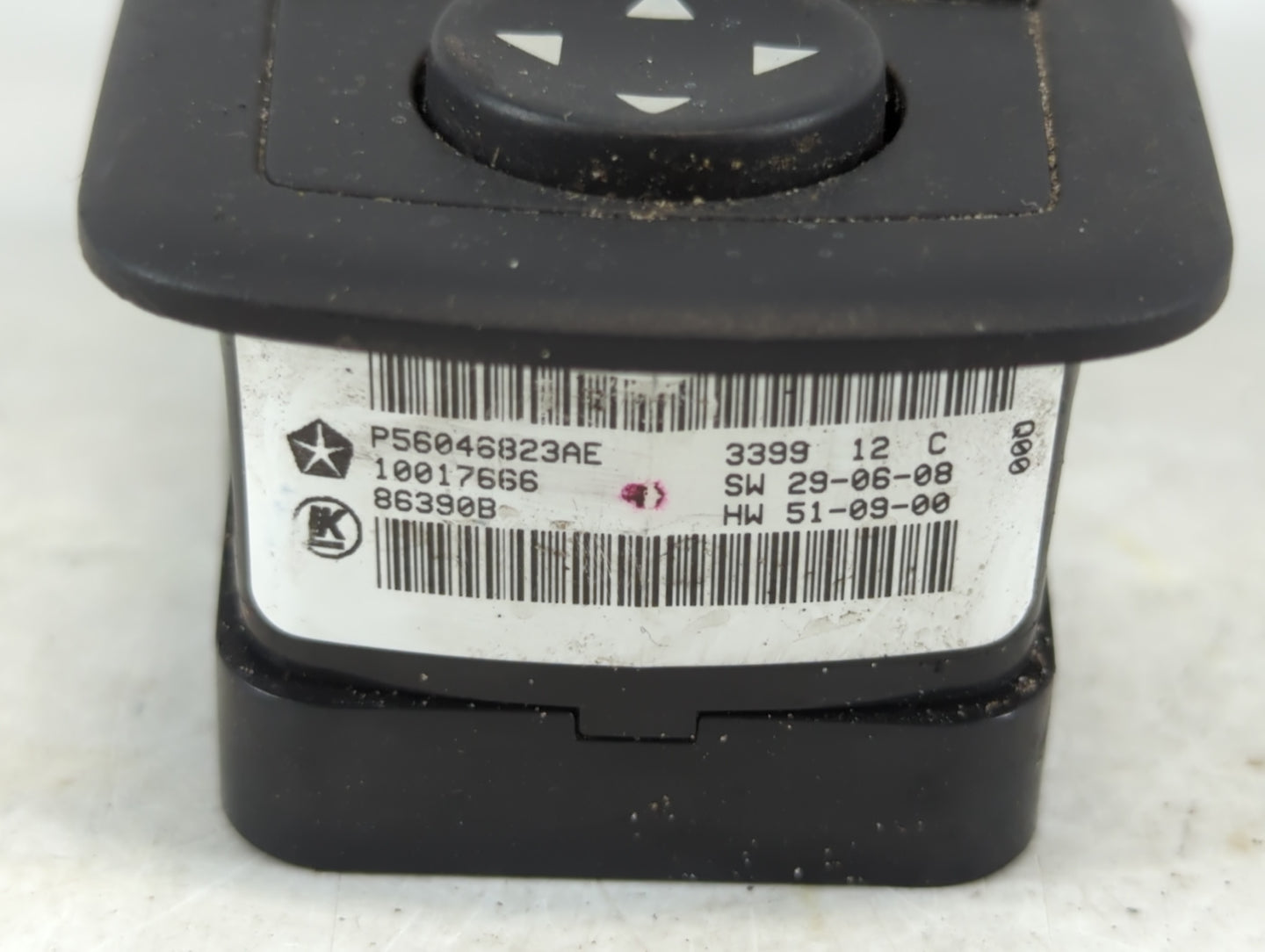 2020 Dodge Ram 1500 Master Power Window Switch Replacement Driver Side Left P/N:P56046823AE Fits OEM Used Auto Parts - Oemus