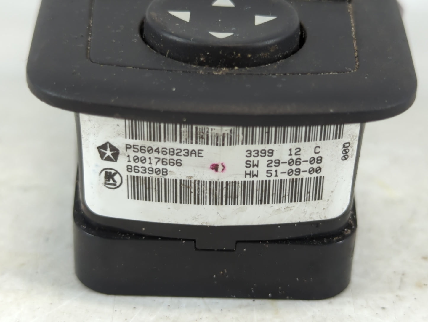 2020 Dodge Ram 1500 Master Power Window Switch Replacement Driver Side Left P/N:P56046823AE Fits OEM Used Auto Parts - Oemus
