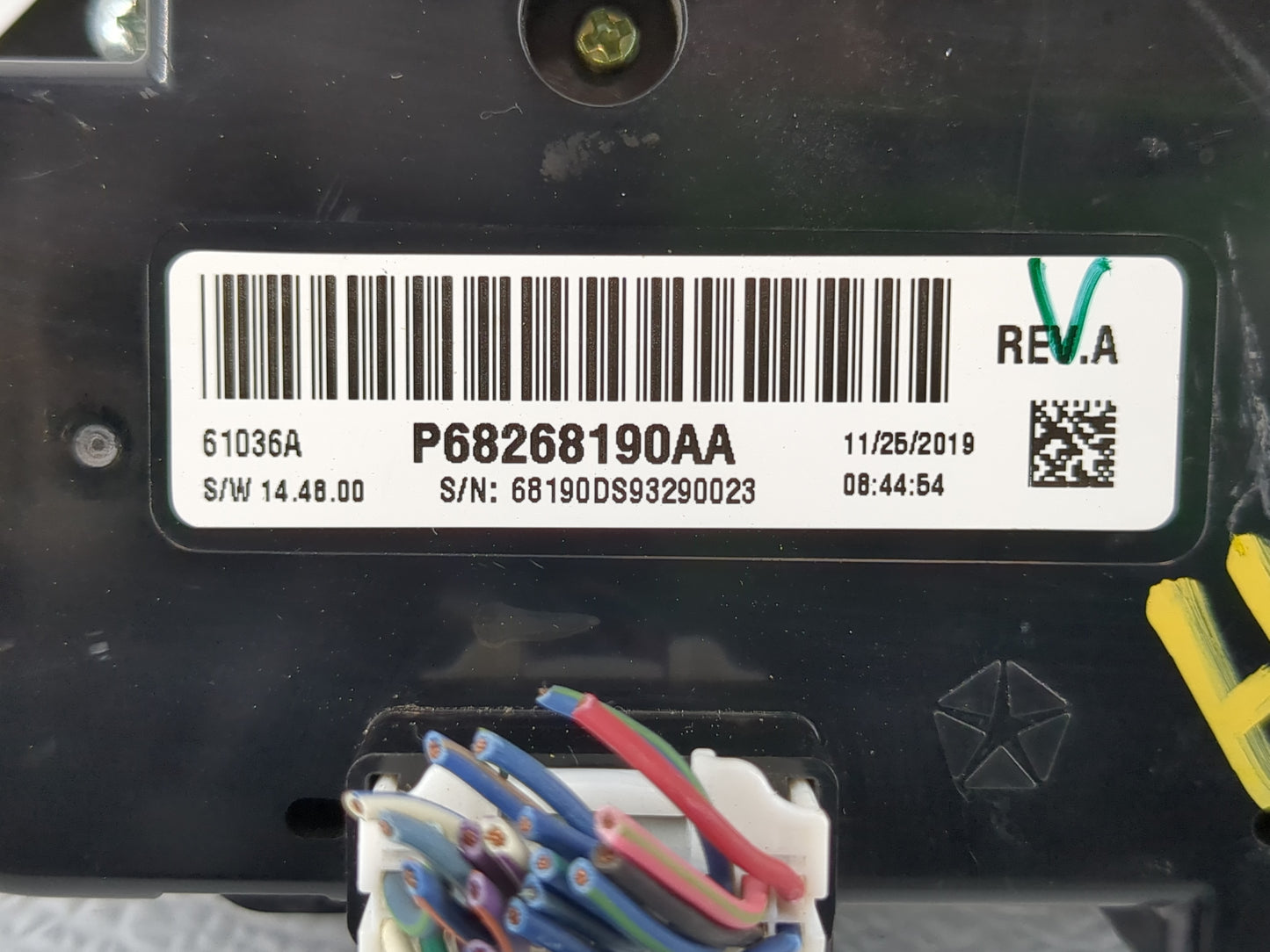 2020 Dodge Ram 1500 Climate Control Module Temperature AC/Heater Replacement P/N:P68268190AA Fits OEM Used Auto Parts - Oemu