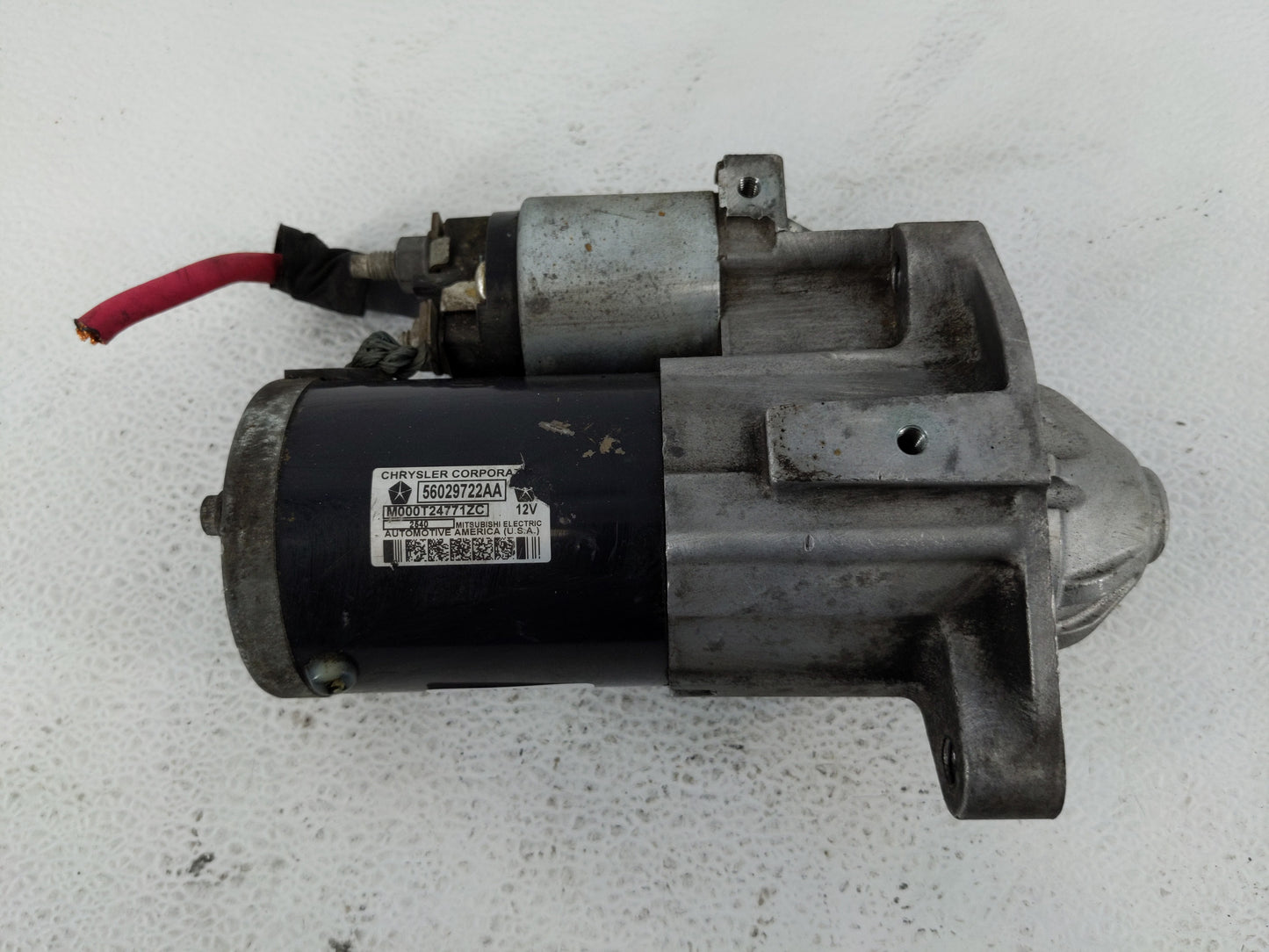 2020 Dodge Ram 1500 Car Starter Motor Solenoid OEM P/N:56029722AA Fits Fits 2014 2015 2016 2017 2018 2019 2021 2022 OEM Used