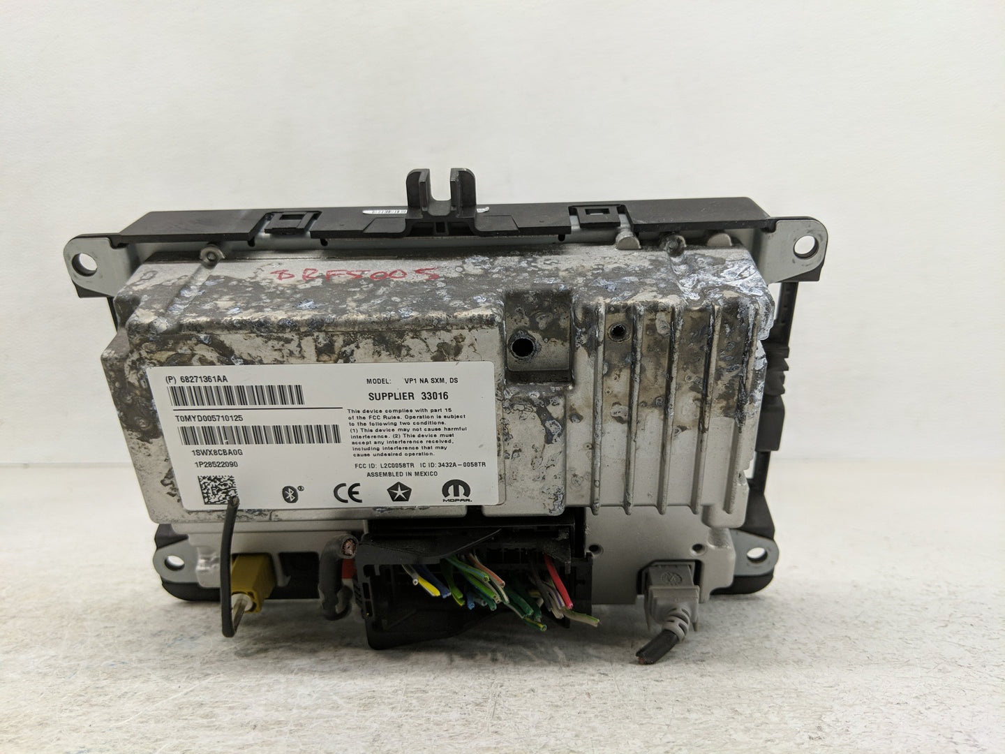 2020 Dodge Ram 1500 Radio AM FM Cd Player Receiver Replacement P/N:68356524AB Fits Fits 2017 2018 2019 OEM Used Auto Parts -