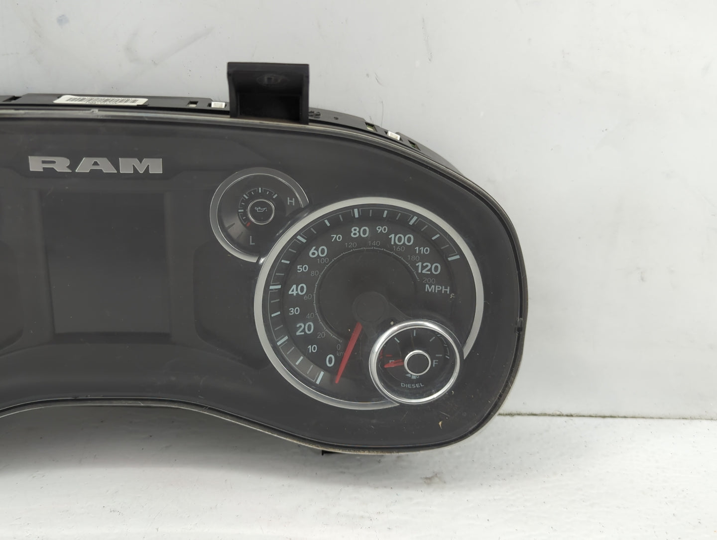 2020 Dodge Ram 1500 Instrument Cluster Speedometer Gauges P/N:68437749AB Fits OEM Used Auto Parts - Oemusedautoparts1.com