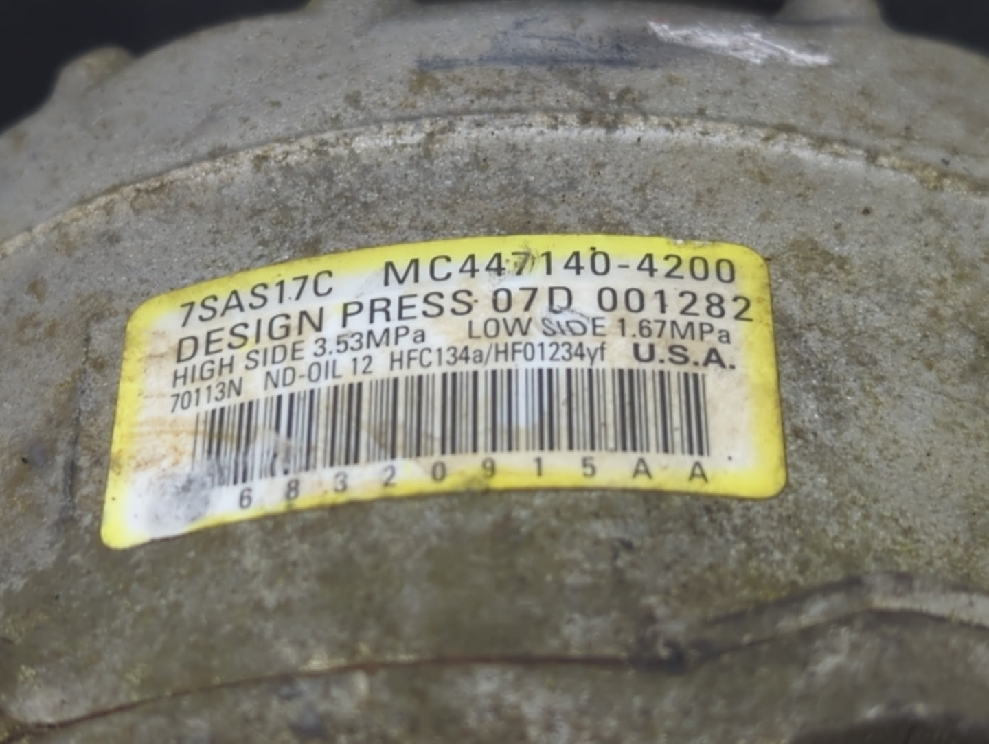 Dodge Ram 1500 Air Conditioning A/c Ac Compressor Oem - Oemusedautoparts1.com