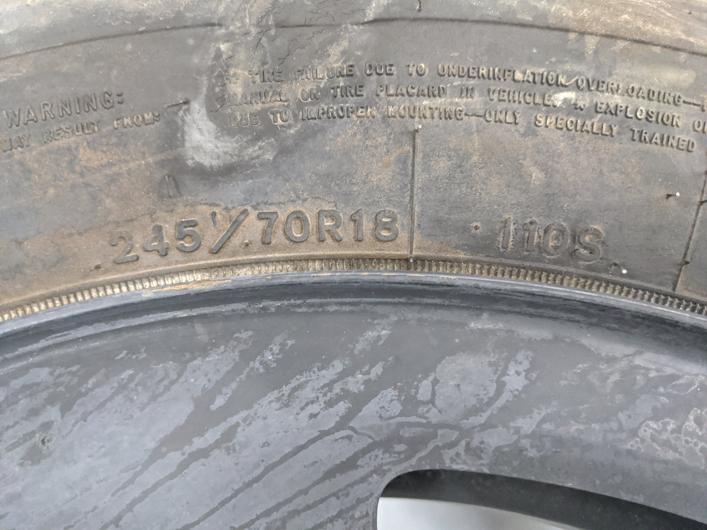 Dodge Ram 1500 Spare Donut Tire Wheel Rim Oem 1461854 - Oemusedautoparts1.com