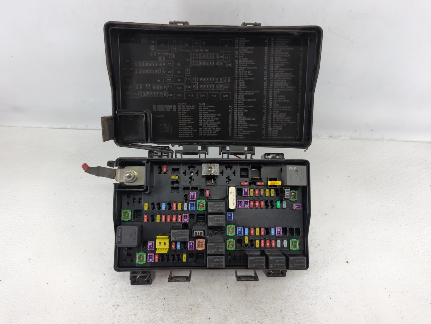 2020 Dodge Ram 1500 Fusebox Fuse Box Panel Relay Module P/N:P68322373AD A Fits OEM Used Auto Parts - Oemusedautoparts1.com