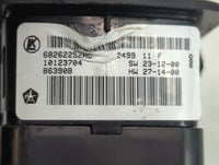 2020 Dodge Ram 1500 Master Power Window Switch Replacement Driver Side Left P/N:68262252AC Fits OEM Used Auto Parts - Oemuse