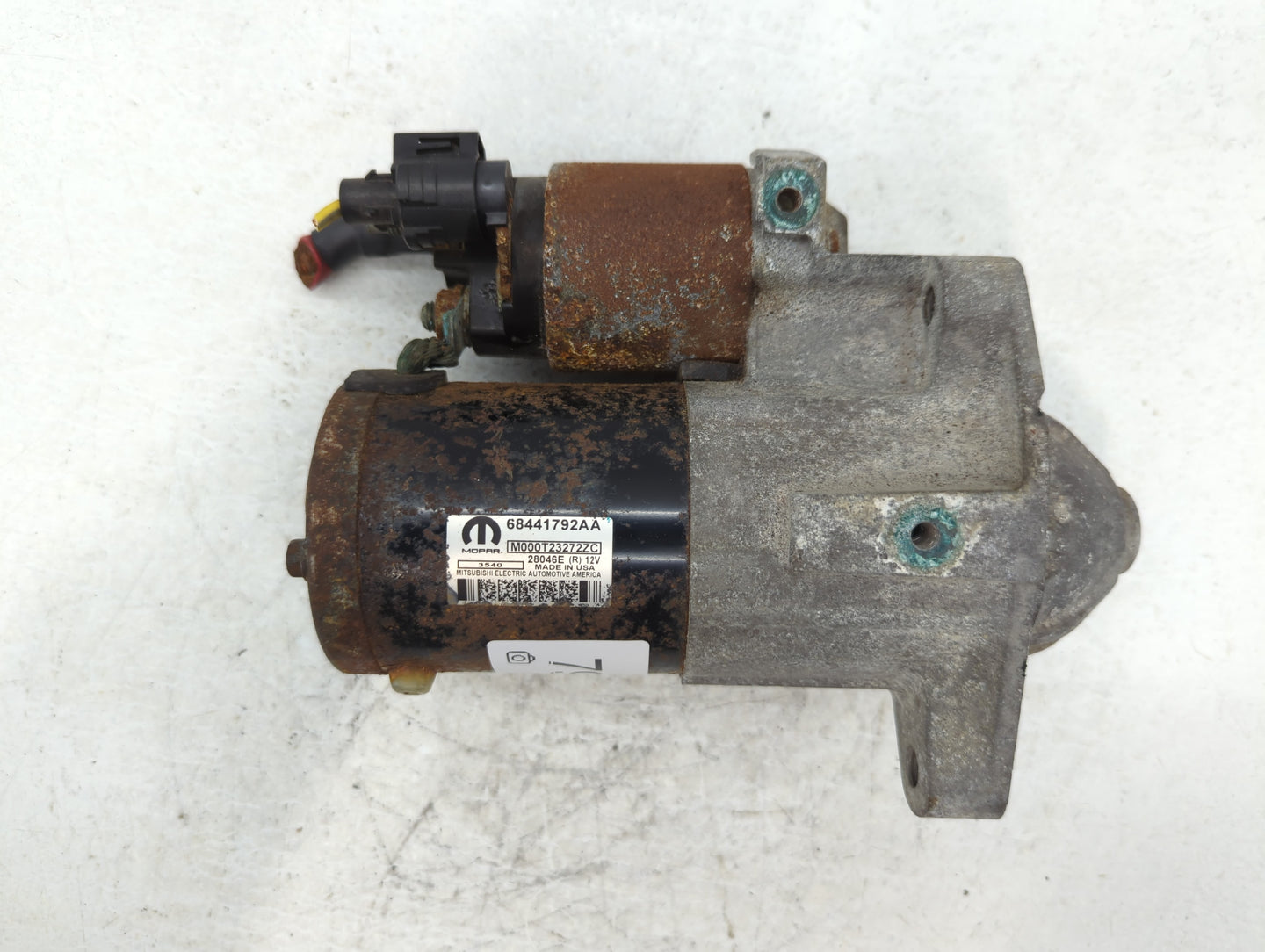 2020 Dodge Ram 1500 Car Starter Motor Solenoid OEM P/N:M000T23272ZC 68441792AA Fits Fits 2021 2022 OEM Used Auto Parts - Oem