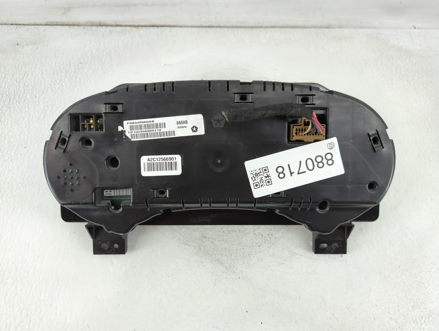 2020 Dodge Ram 1500 Instrument Cluster Speedometer Gauges P/N:A2C12566901 P68340660AB Fits Fits 2018 2019 OEM Used Auto Part