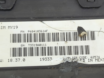 Dodge Ram 3500 Multifunction Control Module P68410361af