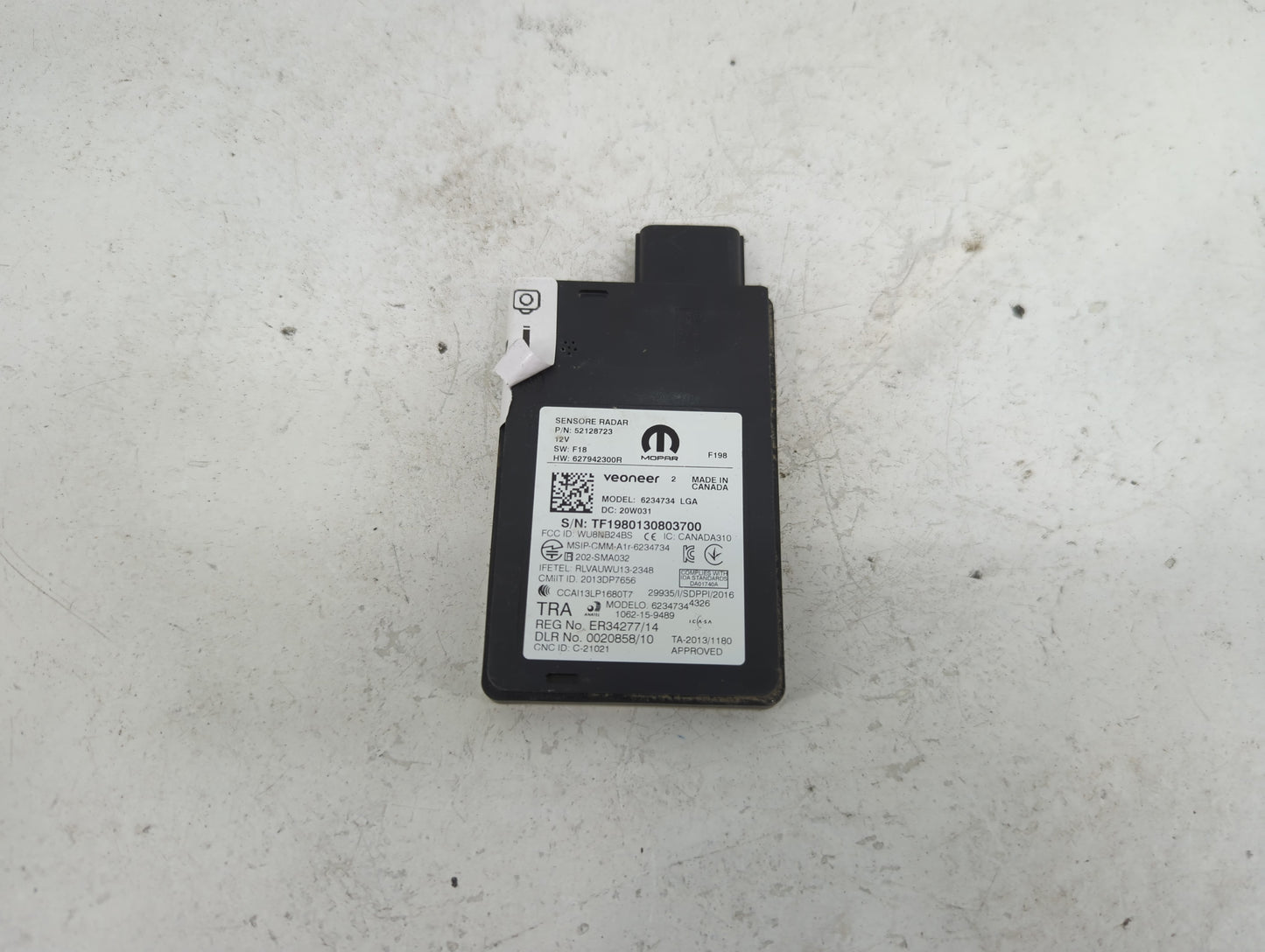 2020 Fiat 500 Back Up Sensor Backup Camera - Oemusedautoparts1.com