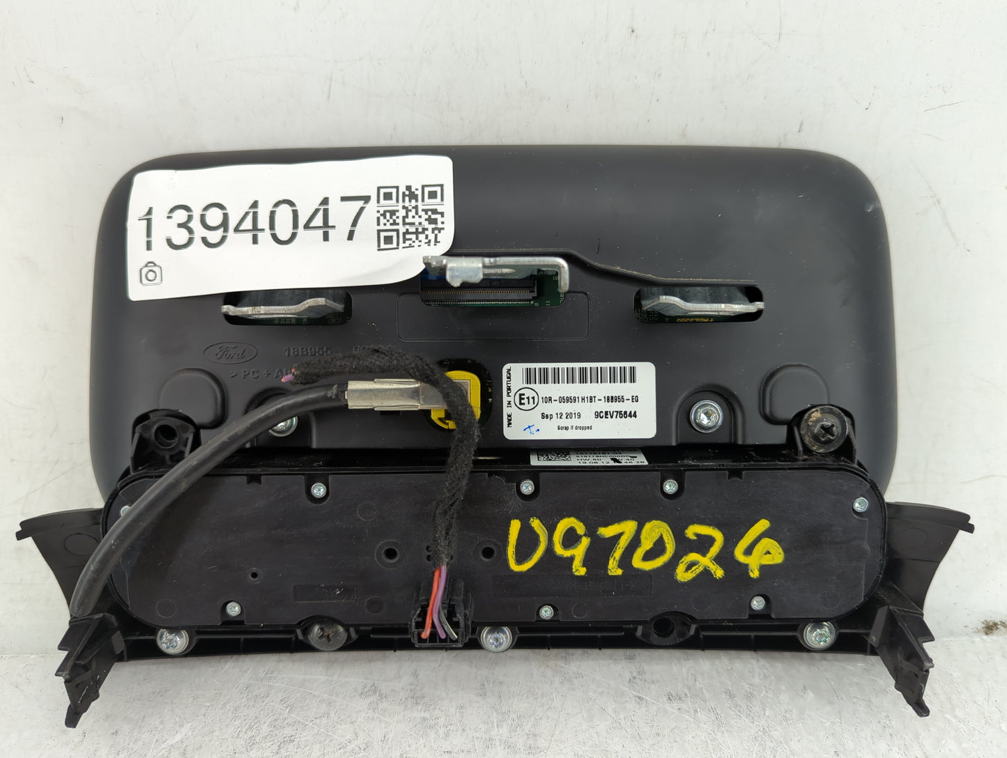 2018-2020 Ford Ecosport Radio AM FM Cd Player Receiver Replacement P/N:H1BT-18B955-EG Fits Fits 2018 2019 2020 OEM Used Auto
