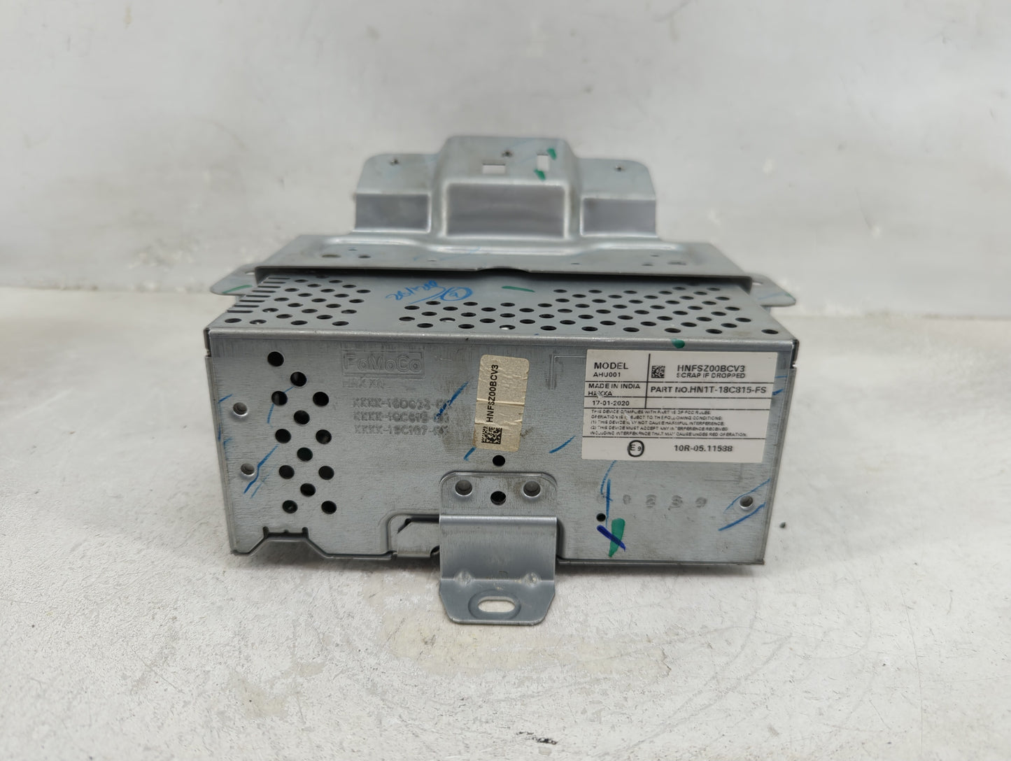 2018-2022 Ford Ecosport Radio AM FM Cd Player Receiver Replacement P/N:HNFSZ00BCV3 HN1T-18C815-FS Fits OEM Used Auto Parts -