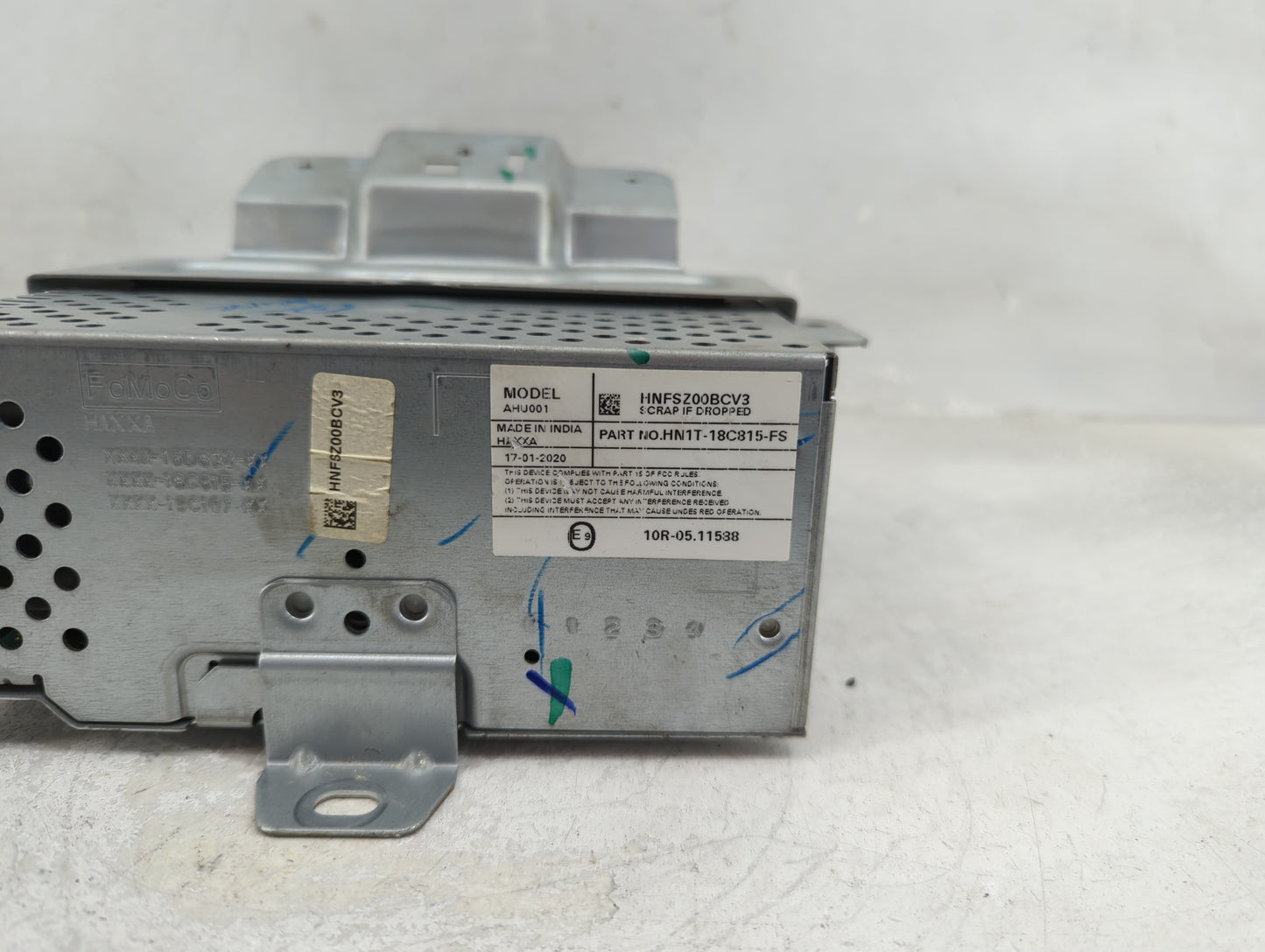 2018-2022 Ford Ecosport Radio AM FM Cd Player Receiver Replacement P/N:HNFSZ00BCV3 HN1T-18C815-FS Fits OEM Used Auto Parts -
