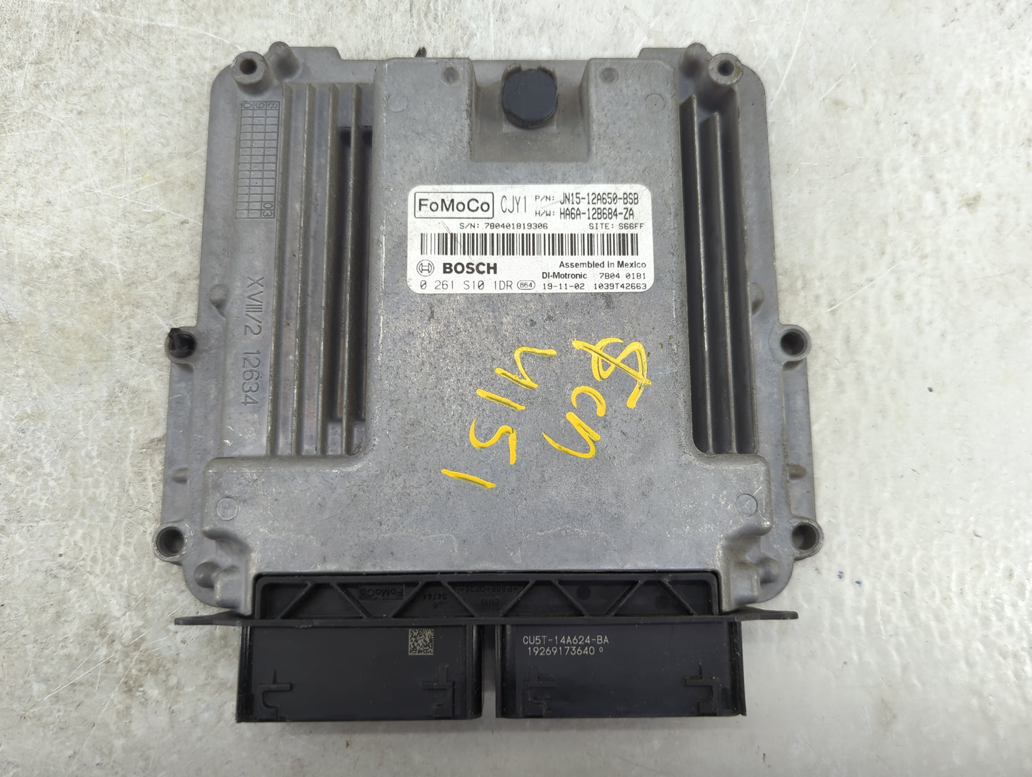 2018-2021 Ford Ecosport PCM Engine Control Computer ECU ECM PCU OEM P/N:JN15-12A650-BSB HA6A-12B684-ZA Fits OEM Used Auto Pa