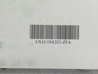 2020 Ford Ecosport Owners Manual Book Guide P/N:LN1J-19A321-ZFA LN1J-19G217-ZFA OEM Used Auto Parts - Oemusedautoparts1.com