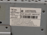2020 Ford Ecosport Radio AM FM Cd Player Receiver Replacement P/N:LU5T-18K810-KF LUKFZ002VR4, AHU001 Fits OEM Used Auto Part