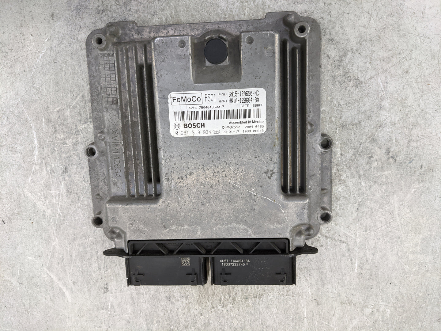 2018-2022 Ford Ecosport PCM Engine Control Computer ECU ECM PCU OEM P/N:GN15-12A650-NC HN1A-12B684-BA Fits OEM Used Auto Par