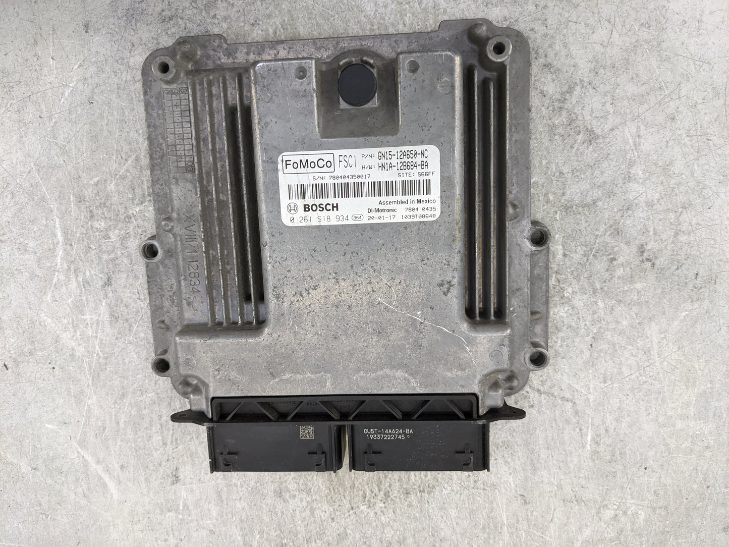 2018-2022 Ford Ecosport PCM Engine Control Computer ECU ECM PCU OEM P/N:GN15-12A650-NC HN1A-12B684-BA Fits OEM Used Auto Par