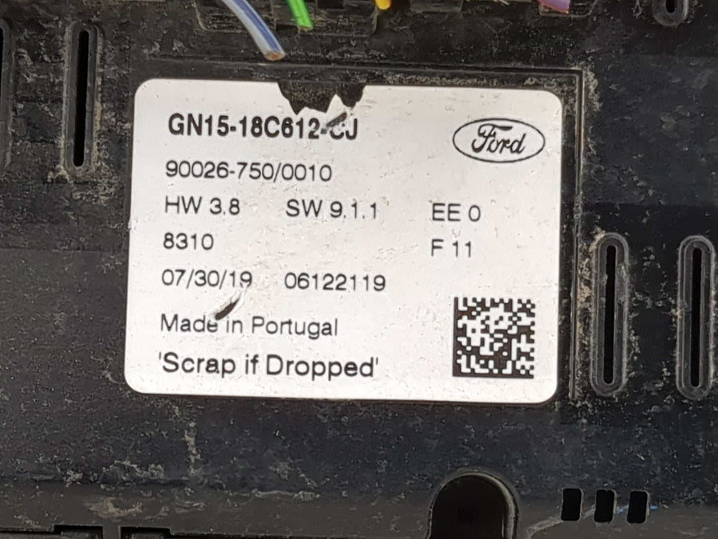 2018-2020 Ford Ecosport Climate Control Module Temperature AC/Heater Replacement P/N:GN15-18C612-CJ 90026-750/0010 Fits OEM 