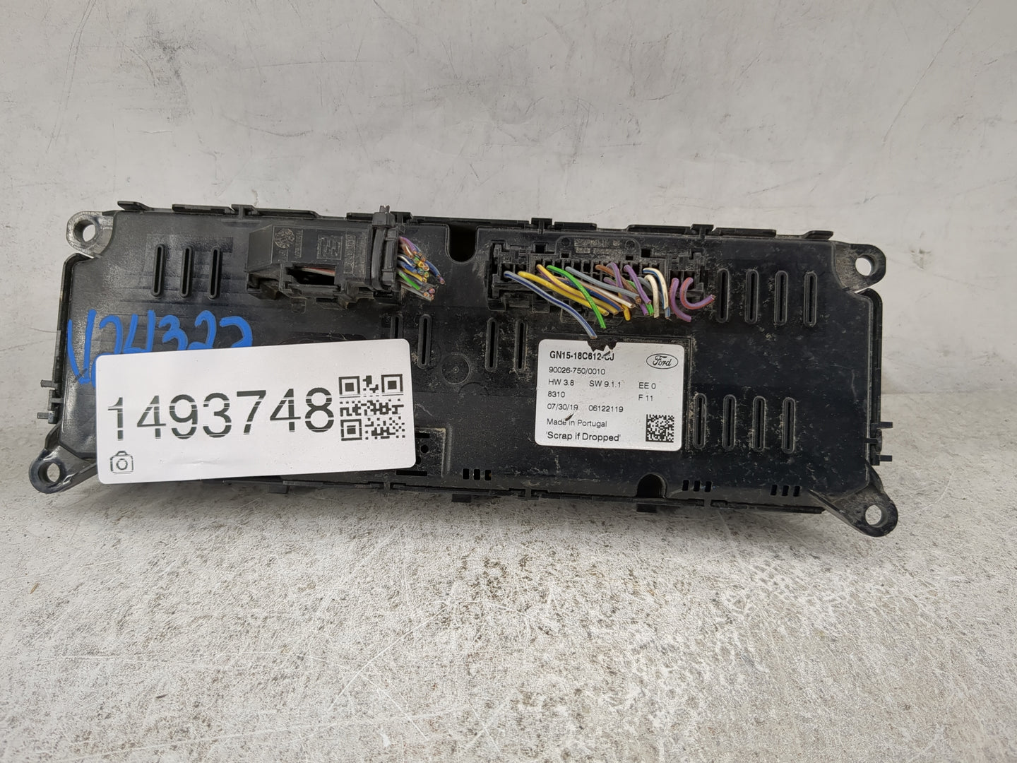 2018-2020 Ford Ecosport Climate Control Module Temperature AC/Heater Replacement P/N:GN15-18C612-CJ 90026-750/0010 Fits OEM 