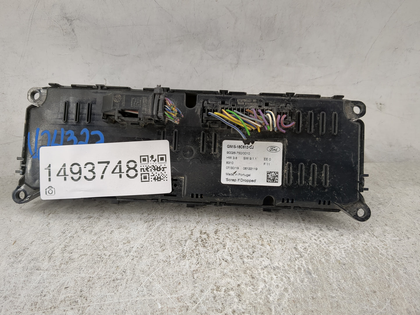 2018-2020 Ford Ecosport Climate Control Module Temperature AC/Heater Replacement P/N:GN15-18C612-CJ 90026-750/0010 Fits OEM 