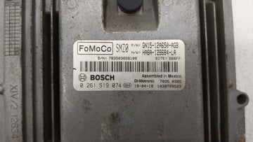2018 Ford Ecosport PCM Engine Control Computer ECU ECM PCU OEM P/N:JN15-12A650-BSB Fits OEM Used Auto Parts