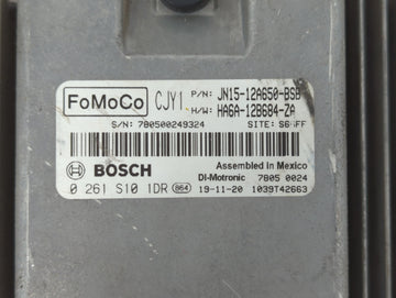 2018 Ford Ecosport PCM Engine Control Computer ECU ECM PCU OEM P/N:JN15-12A650-BSA 0 261 S22 383, GN15-12A650-AGB Fits OEM Used Auto Parts