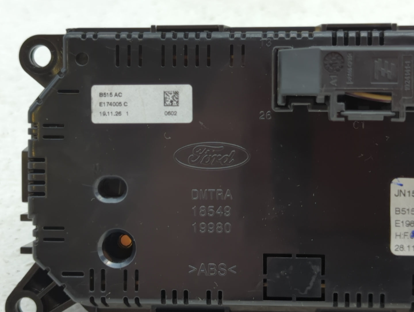 2018-2020 Ford Ecosport Climate Control Module Temperature AC/Heater Replacement P/N:JN15-19980-AB GN15-19980-AG Fits OEM Us