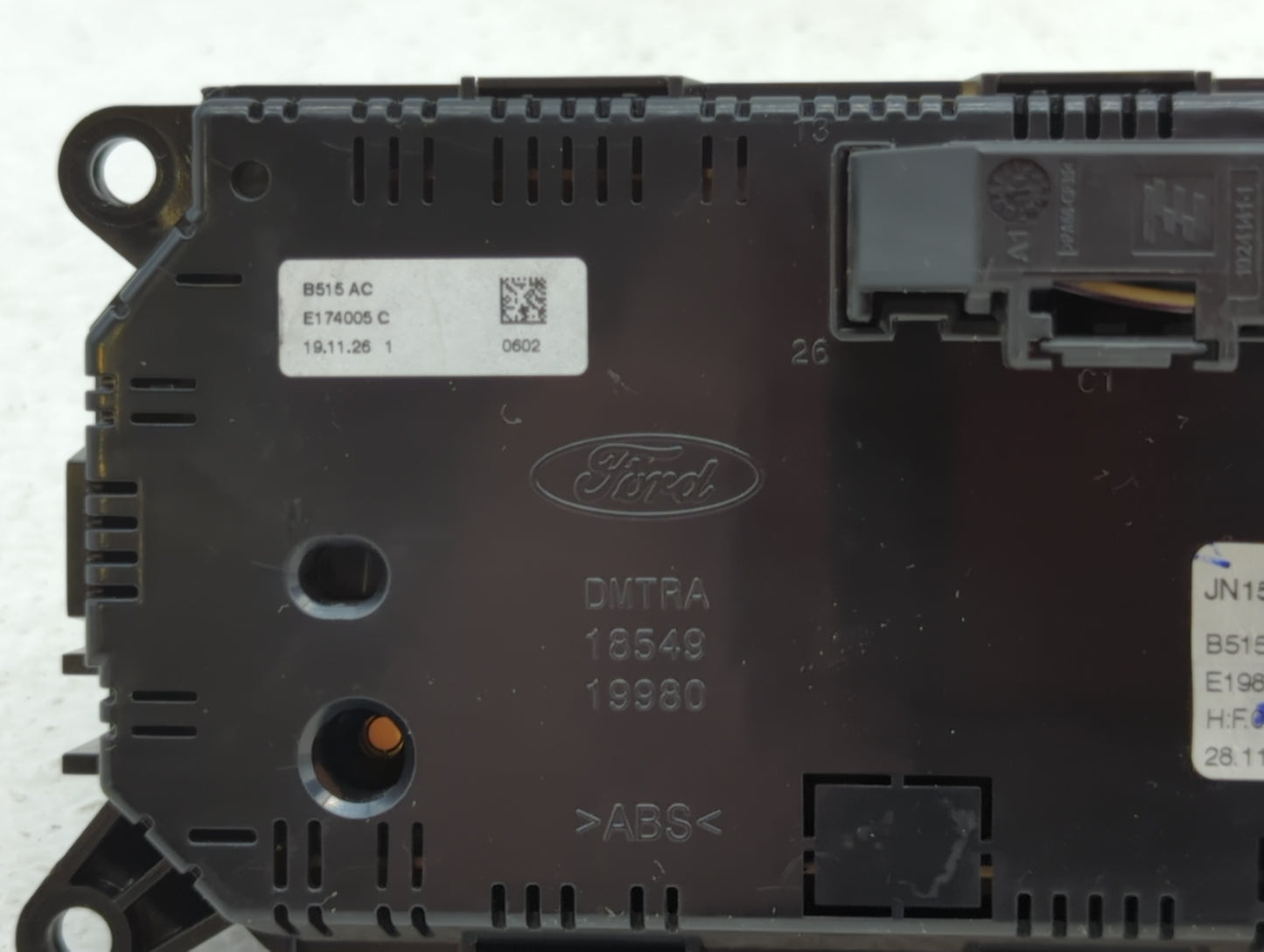 2018-2020 Ford Ecosport Climate Control Module Temperature AC/Heater Replacement P/N:JN15-19980-AB GN15-19980-AG Fits OEM Us