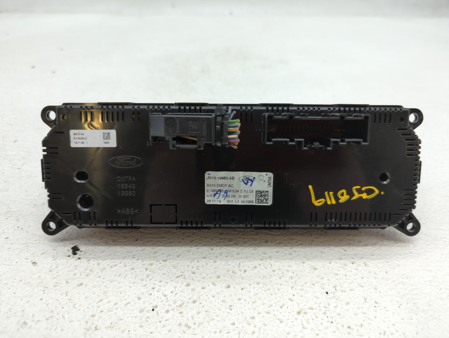 2018-2020 Ford Ecosport Climate Control Module Temperature AC/Heater Replacement P/N:JN15-19980-AB GN15-19980-AG Fits OEM Us