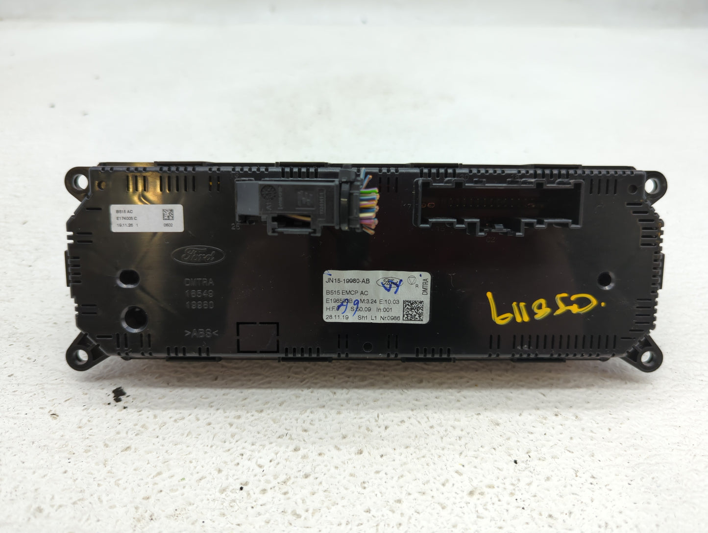 2018-2020 Ford Ecosport Climate Control Module Temperature AC/Heater Replacement P/N:JN15-19980-AB GN15-19980-AG Fits OEM Us