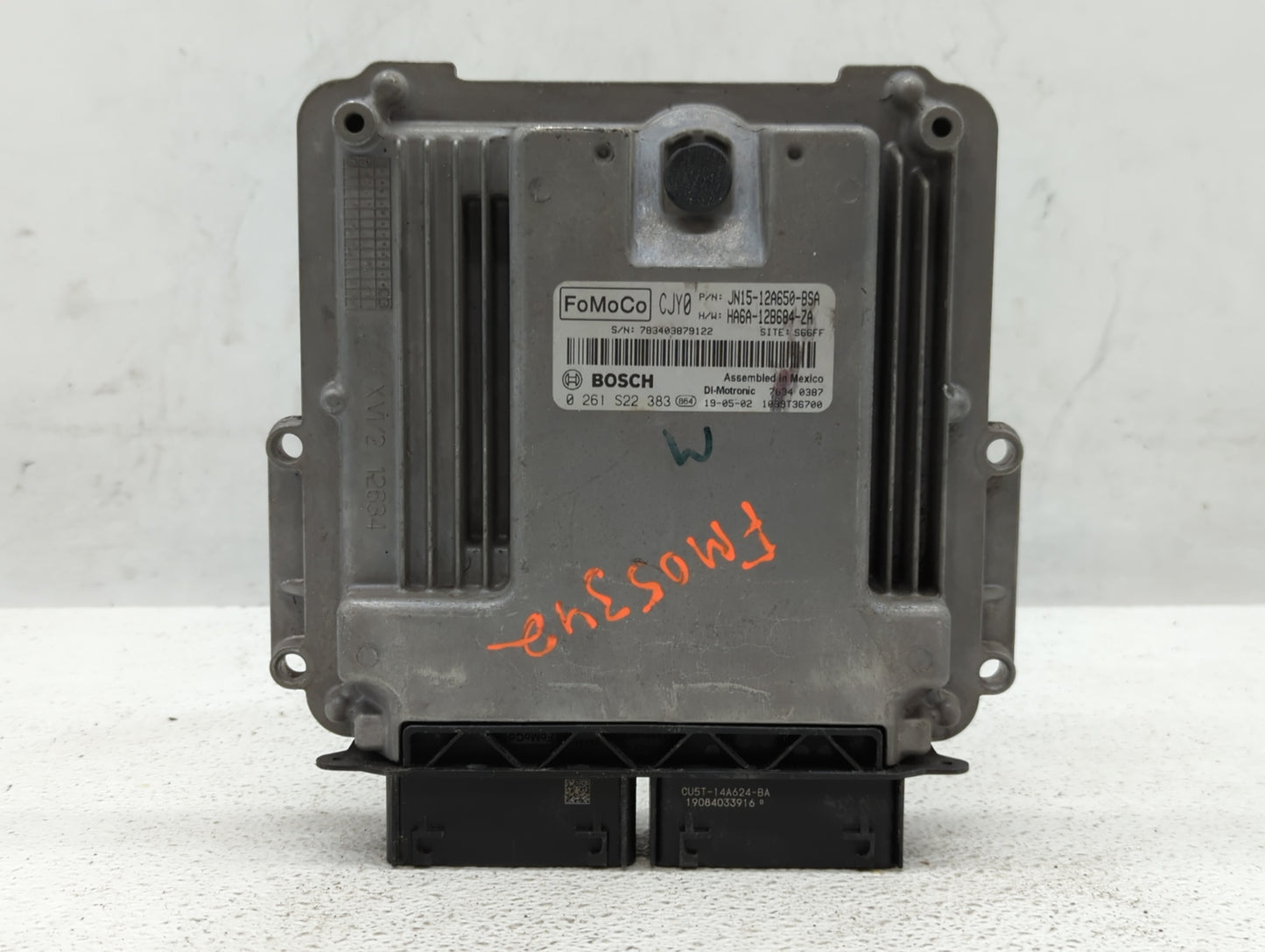 2018-2021 Ford Ecosport PCM Engine Control Computer ECU ECM PCU OEM P/N:CU5T-14A624-BA Fits Fits 2018 2019 2020 2021 OEM Use