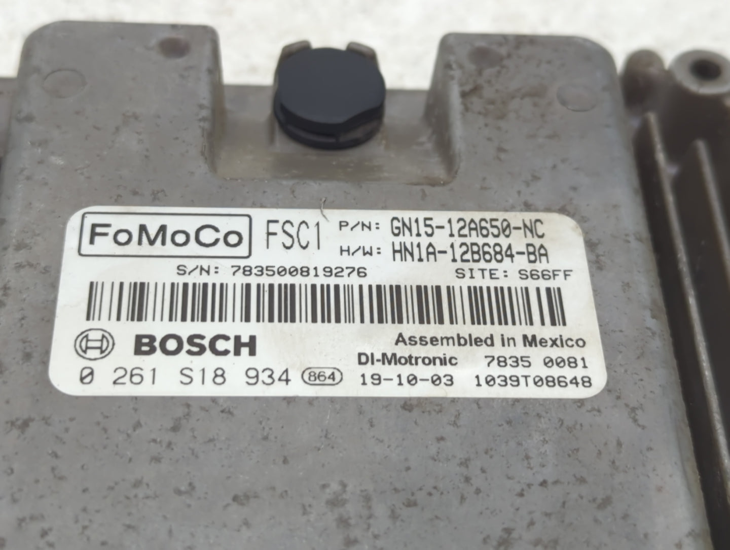 2018-2022 Ford Ecosport PCM Engine Control Computer ECU ECM PCU OEM P/N:GN15-12A650-NC Fits Fits 2018 2019 2020 2021 2022 OE