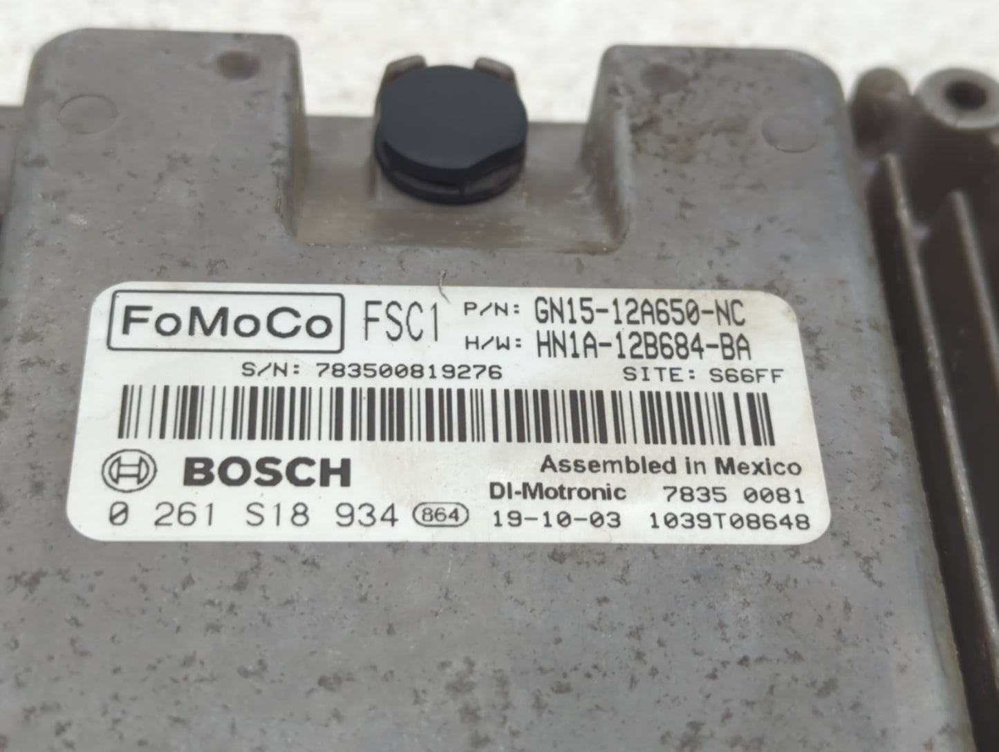 2018-2022 Ford Ecosport PCM Engine Control Computer ECU ECM PCU OEM P/N:GN15-12A650-NC Fits Fits 2018 2019 2020 2021 2022 OE
